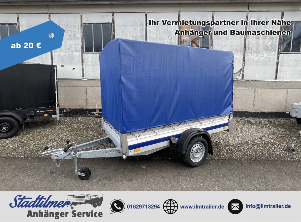 Planenanhänger Blyss 750 mieten in Stadtilm bei Ilmtrailer