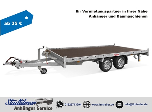 Autotrailer Anssems MSX 2700 – Mietobjekt bei Ilmtrailer Stadtilm Thüringen